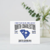 North Charleston Postkarte (Stehend Vorderseite)