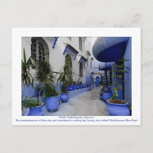 North Chefchaouen, Marokko Postkarte (Vorderseite)