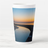 North Chicago Lighthouse Dawn Latte Tasse (Vorderseite)