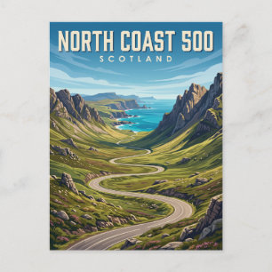 North Coast 500 Schottland Postkarte