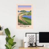 North Coast 500 Schottland Reiseplakat Poster (Heimbüro)