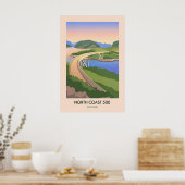 North Coast 500 Schottland Reiseplakat Poster (Küche)