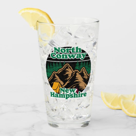 North Conway, New Hampshire Glas (Vorderseite Ice)
