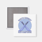 North Conway, New Hampshire Magnet (Vorderseite/Rückseite)