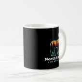 North Conway New Hampshire Moose Mountains Kaffeetasse (VorderseiteRechts)