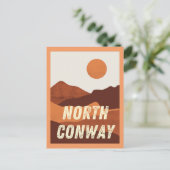 North Conway, New Hampshire Mountains Postcard Postkarte (Stehend Vorderseite)