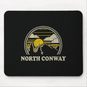North Conway New Hampshire Nh T-Shirt Vintage Hiki Mousepad