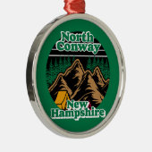 North Conway, New Hampshire Ornament Aus Metall (Rechts)