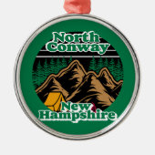 North Conway, New Hampshire Ornament Aus Metall (Vorne)