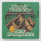 North Conway, New Hampshire Steinuntersetzer (Vorderseite)