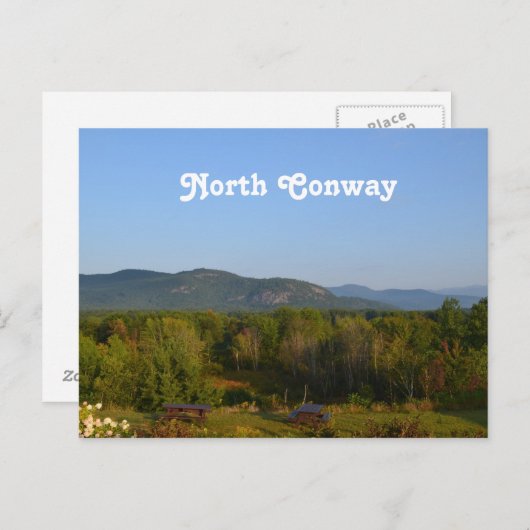 North Conway Postkarte (Vorne/Hinten)