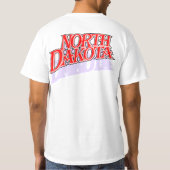 North Dakota bedeckt Shirt F/B mit einer Kappe (Rückseite)