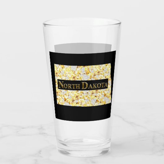 NORTH DAKOTA BIER GLASS GLAS (Rückseite)
