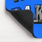 North Dakota Bildtext Mousepad (Ecke)