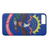 North Dakota Case-Mate iPhone Hülle (Rückseite (Horizontal))