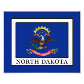 North Dakota Fotodruck (Vorne)