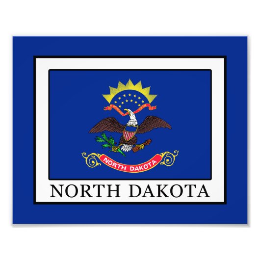 North Dakota Fotodruck (Vorne)