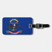 North Dakota Gepäckanhänger (Vorderseite horizontal)