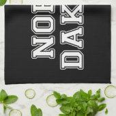 North Dakota Geschirrtuch (Gefaltet)