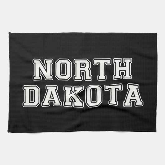 North Dakota Geschirrtuch (Horizontal)