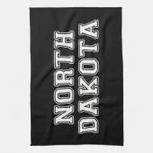 North Dakota Geschirrtuch (Vertikal)