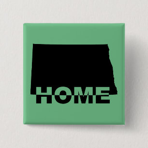 North Dakota Heimweg von State Button Abzeichen Pi