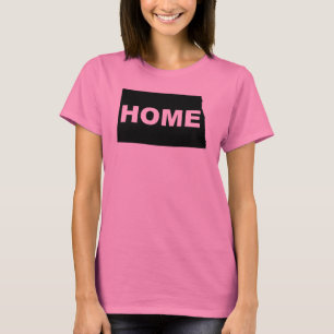 North Dakota Heimweh Entfernt vom Staat T-Shirt Te