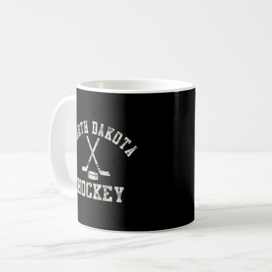 North Dakota Hockey Kaffeetasse (Vorderseite Links)