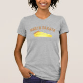 North Dakota Kuchen Custard Cake Slice ND Dessert T-Shirt (Vorderseite)