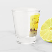 North Dakota Land Schnapsglas (Links)