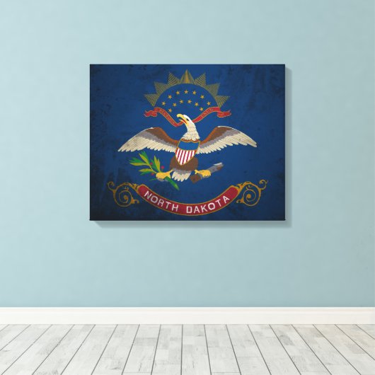North Dakota Leinwanddruck (Insitu (Holzboden))