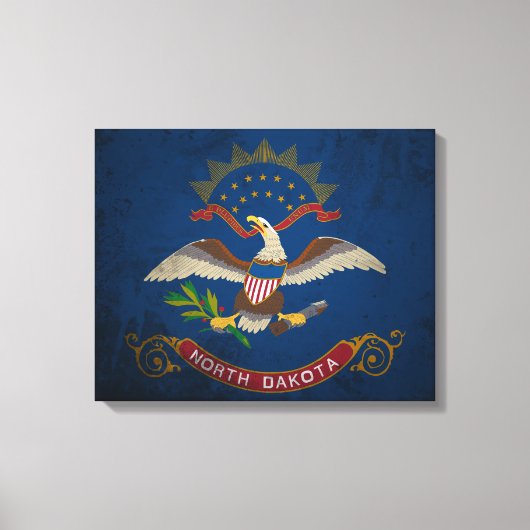 North Dakota Leinwanddruck (Vorderseite)