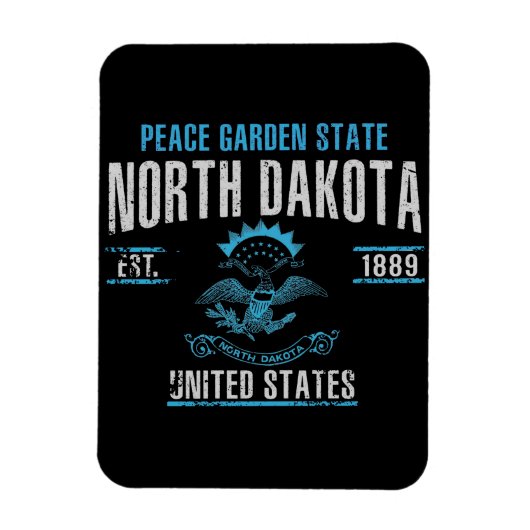 North Dakota Magnet (Vertikal)