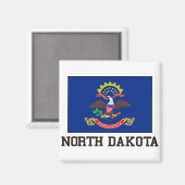 North Dakota Magnet (Vorderseite/Rückseite)