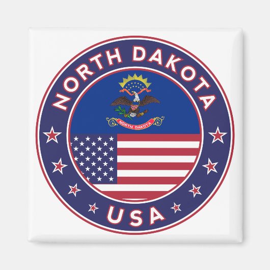 North Dakota Magnet (Vorne)