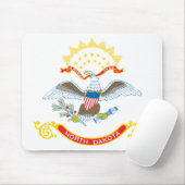 North Dakota Mousepad (Mit Mouse)