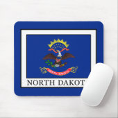 North Dakota Mousepad (Mit Mouse)