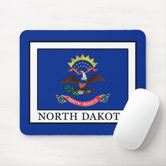 North Dakota Mousepad (Mit Mouse)