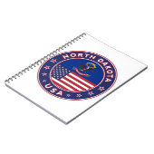 North Dakota Notizblock (Linke Seite)