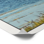 North Dakota - Old Farmstead - White Poster (Ecke)