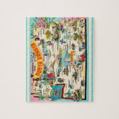 North Dakota Postcard Jigsaw Puzzle (Vertikal)