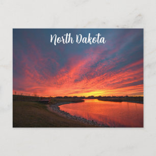North Dakota Postcard Postkarte