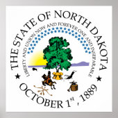 North Dakota Poster (Vorne)