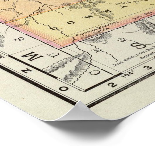 North Dakota Poster (Ecke)