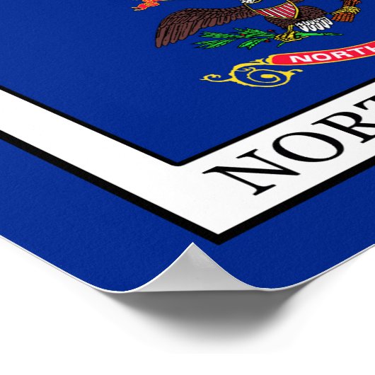 North Dakota Poster (Ecke)