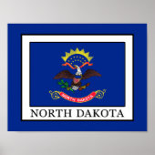 North Dakota Poster (Vorne)