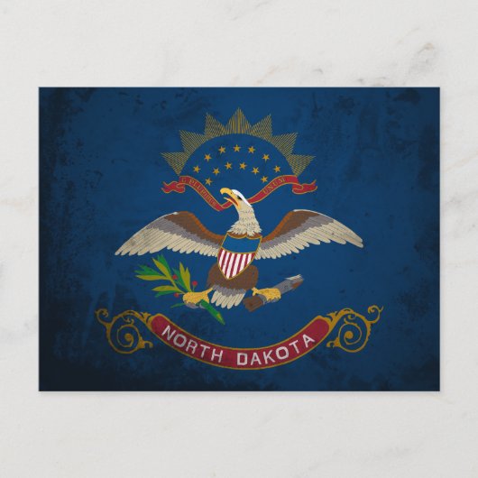 North Dakota Postkarte (Vorderseite)
