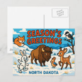 NORTH DAKOTA Postkarte (Vorne/Hinten)