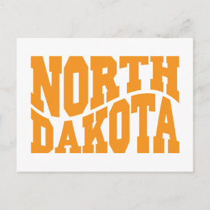 North Dakota Postkarte