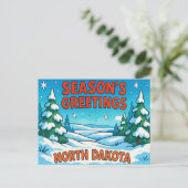 NORTH DAKOTA Postkarte (Stehend Vorderseite)